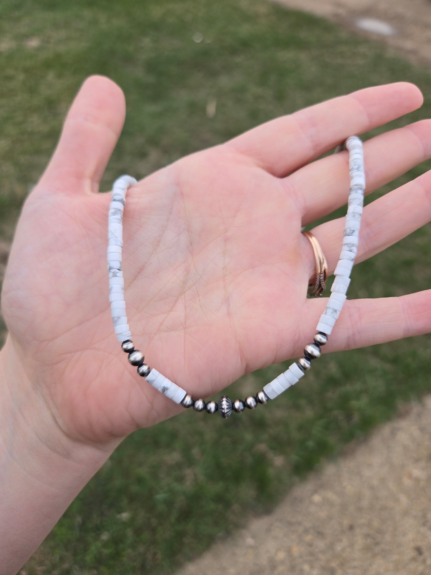 Sterling and howlite