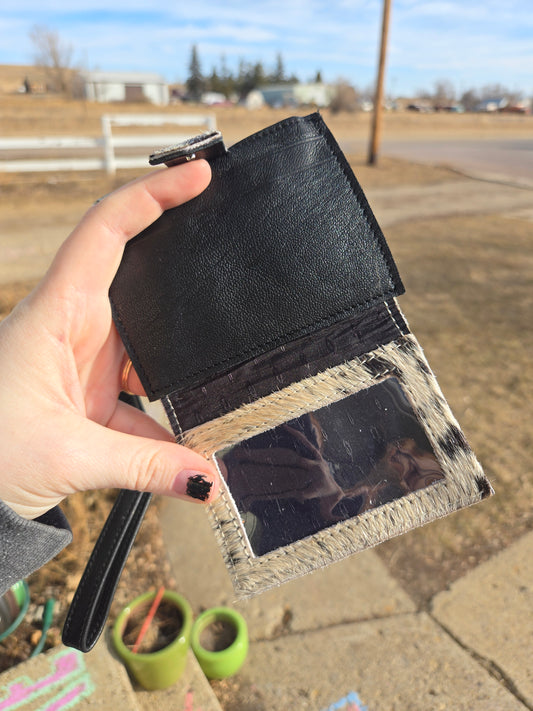 Cow hide wallet