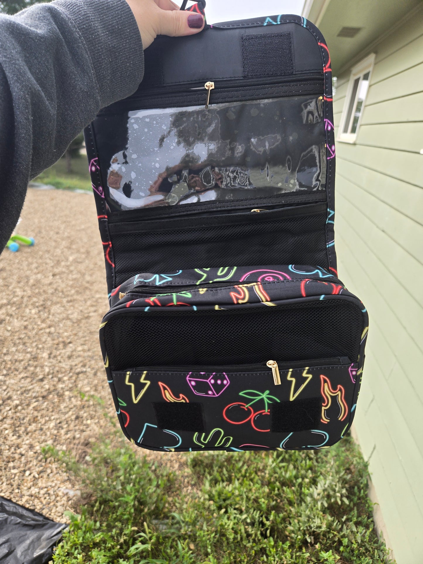 Tan Aztec travel cases