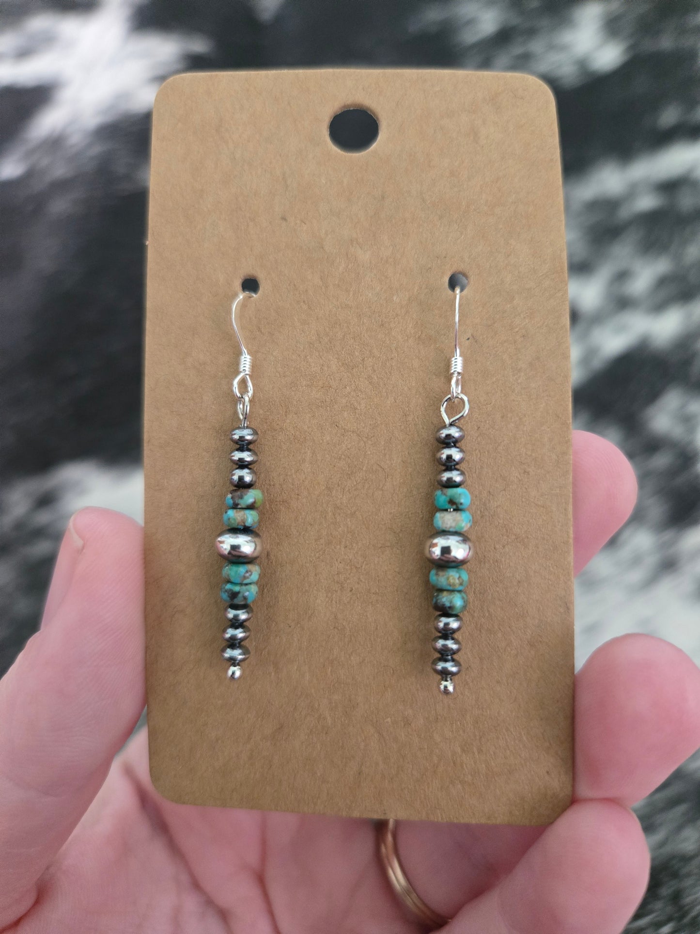 Sterling and turquoise earrings