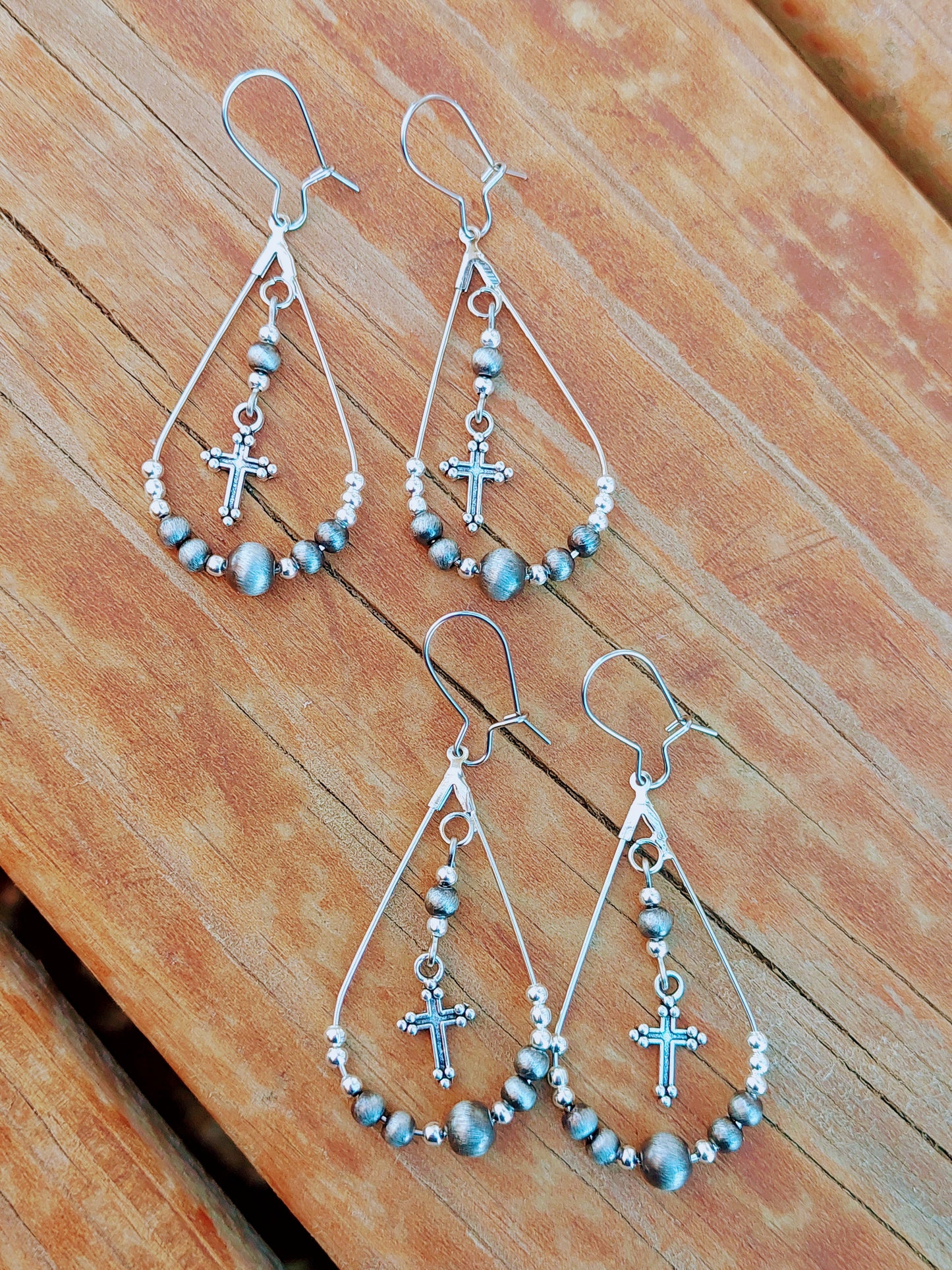 Cross earrings
