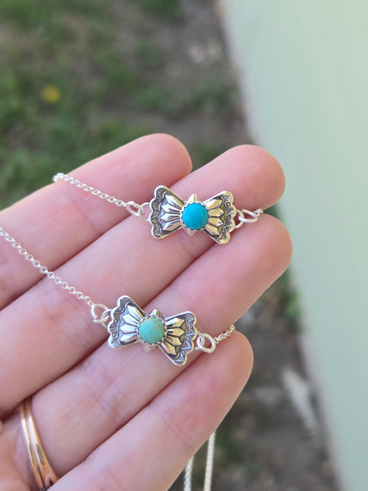 Butterfly concho necklaces
