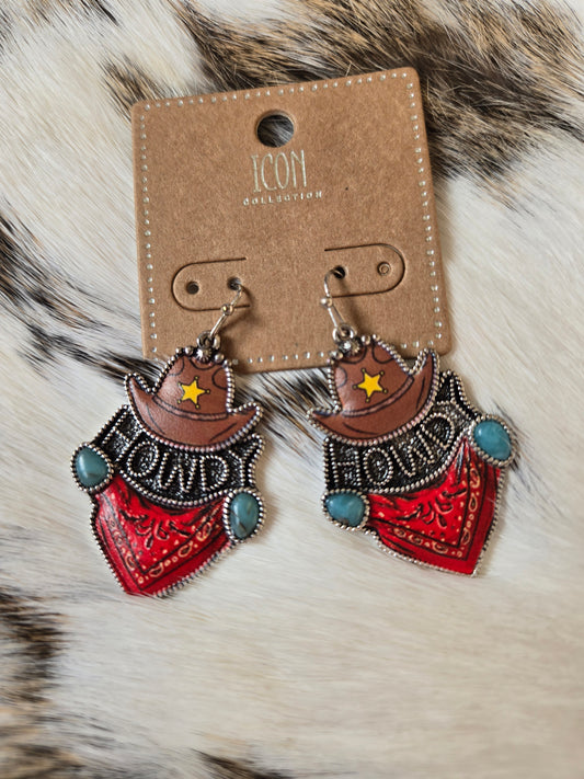 Howdy earrings