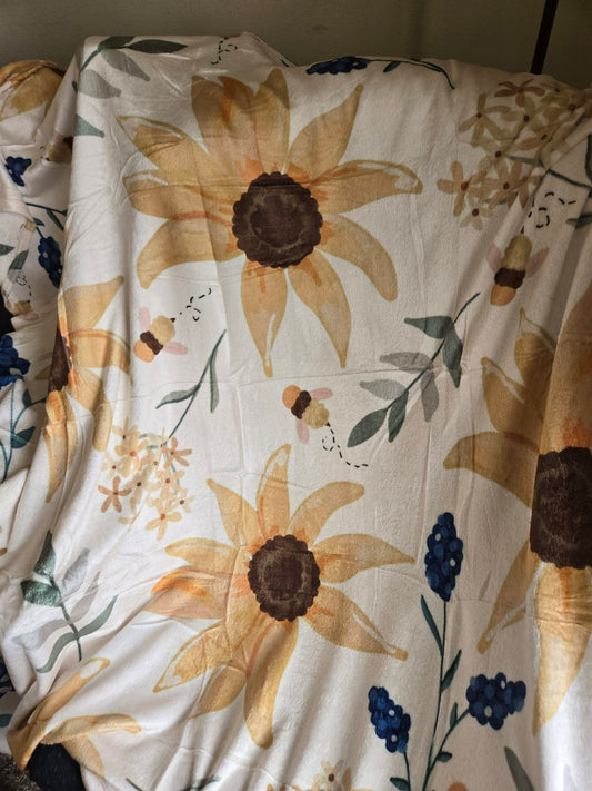 Sunflower blanket