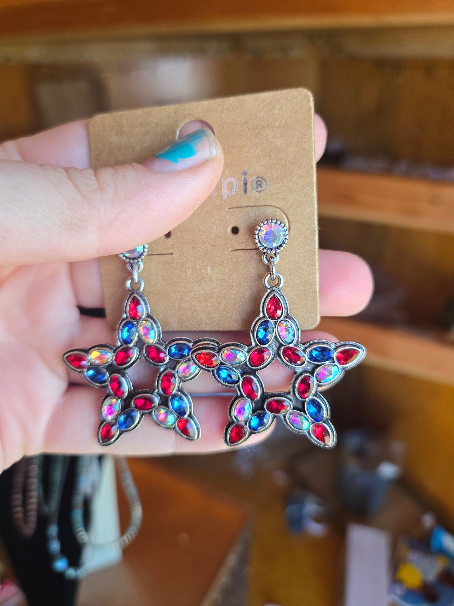 Star earrings