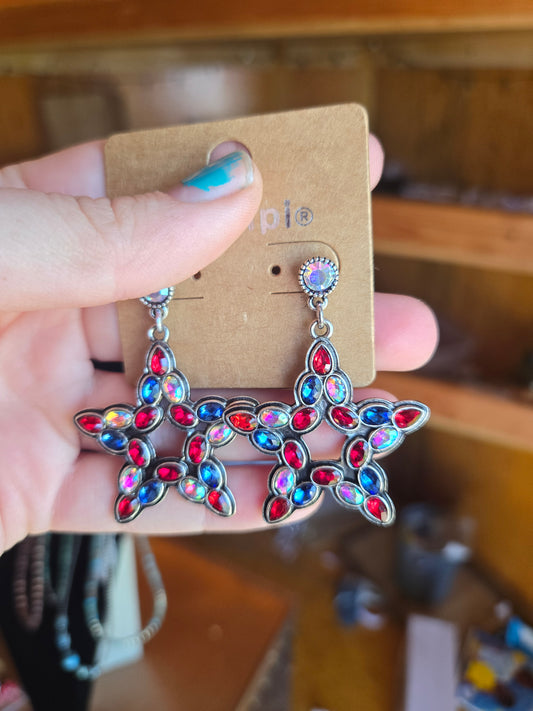 Star earrings