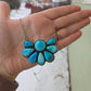 Sterling silver Blue bird turquoise necklace