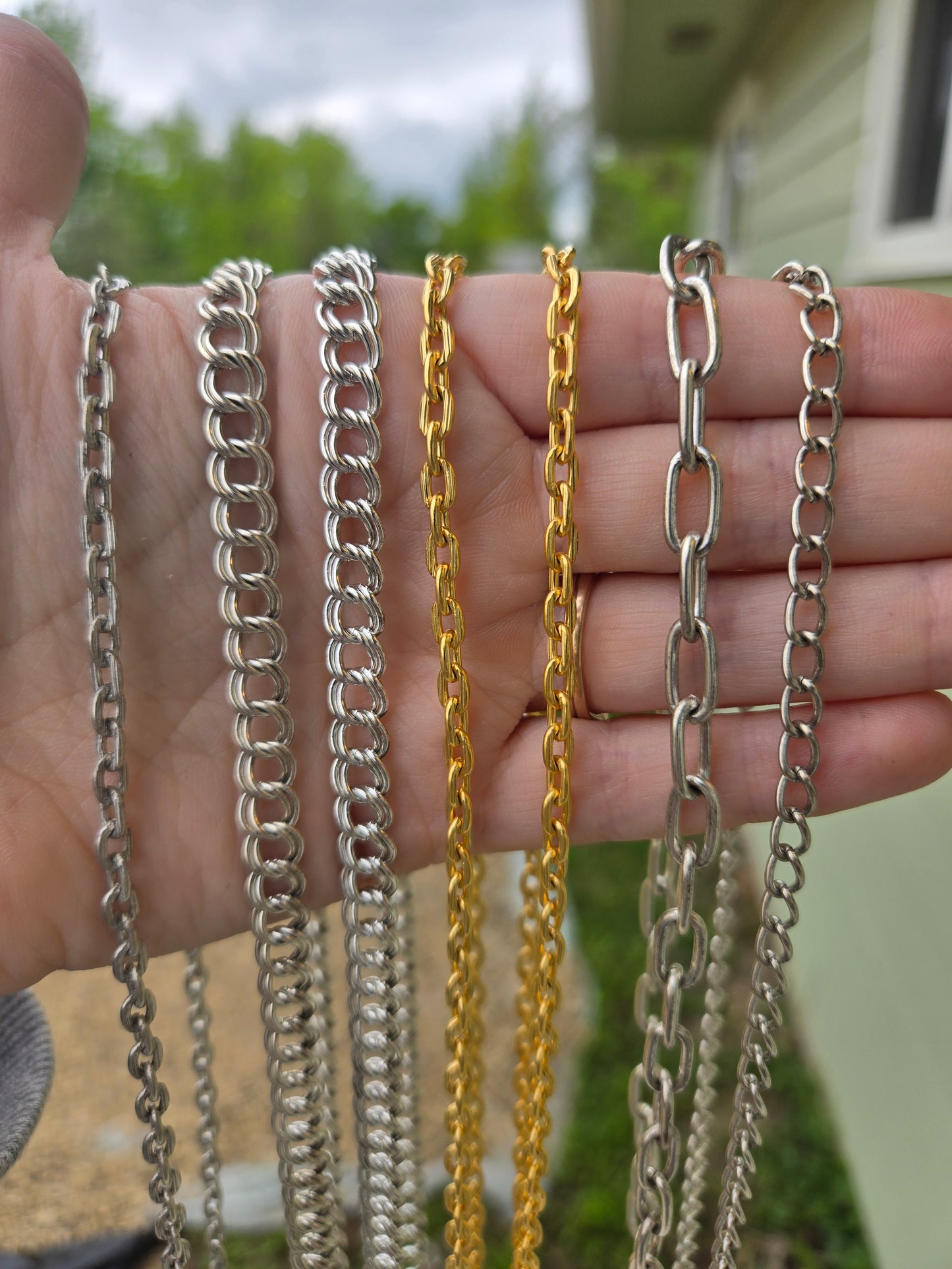 Chain necklaces
