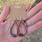 Copper and turquoise earrings