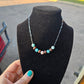 Copper pearls, Peruvian amazonite and pink morganite