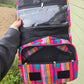 Pink Aztec travel case