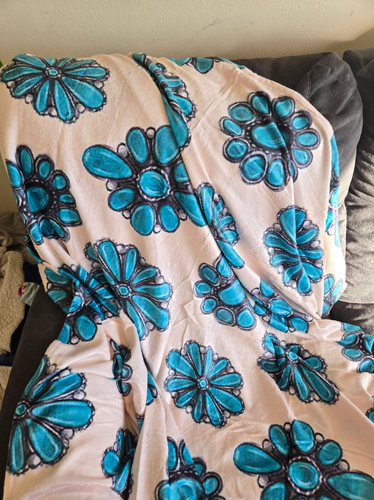 Turquoise blanket