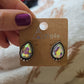 Gem earrings