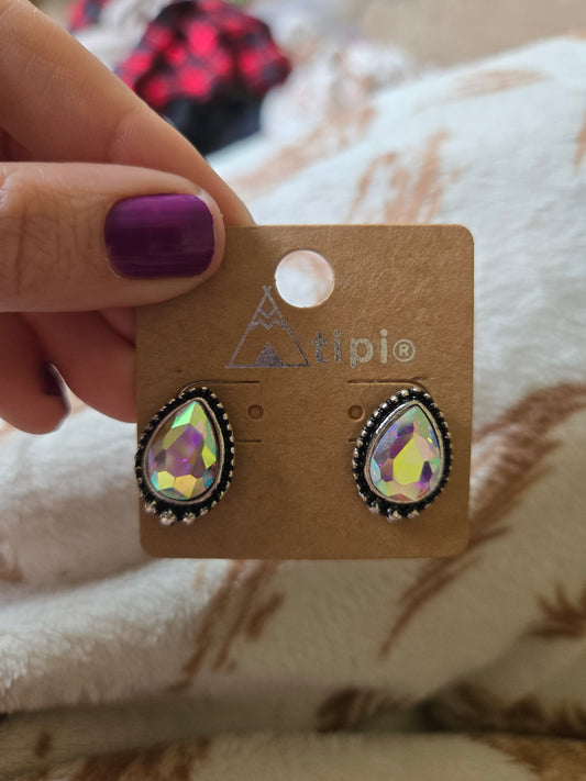 Gem earrings