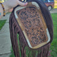 Fringe cross body bag