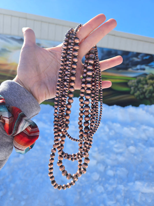 Copper pearls