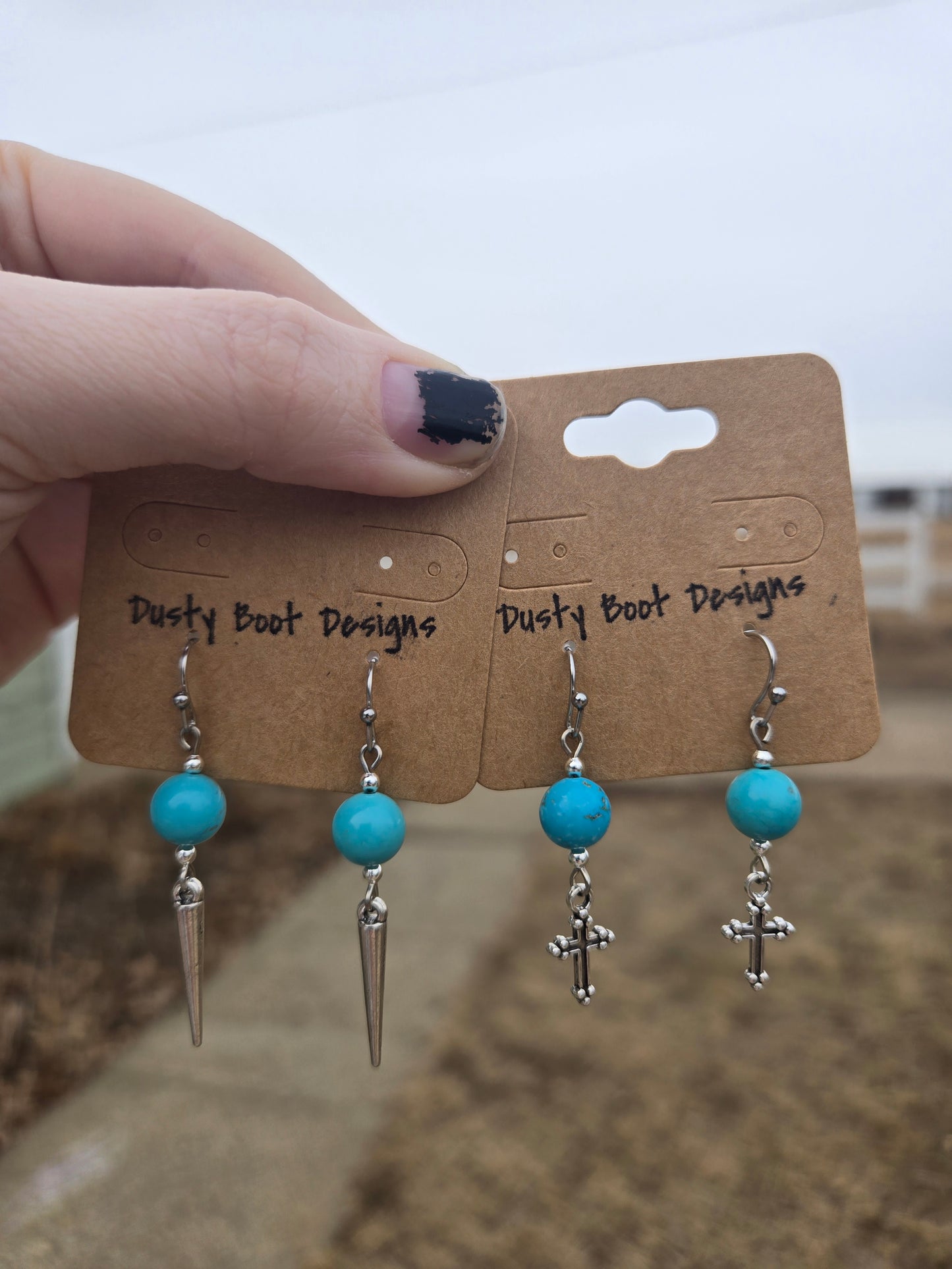 Blue cutie earrings