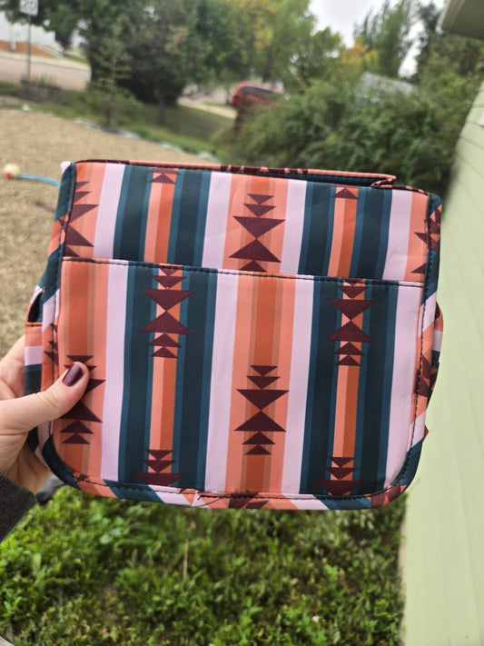 Tan Aztec travel cases