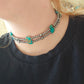 Sterling and turquoise choker