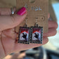 Punchy earrings