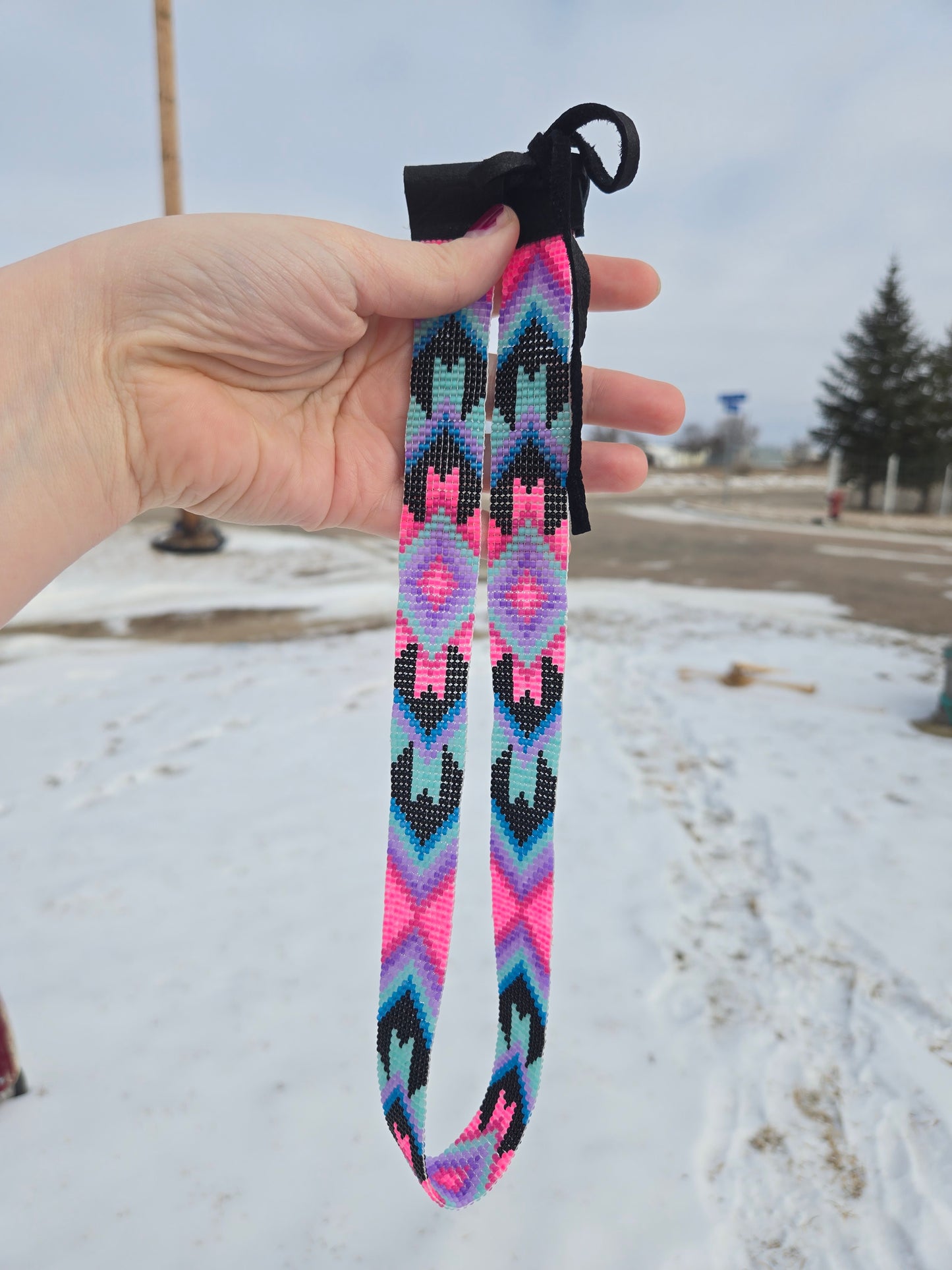 Beaded hat band