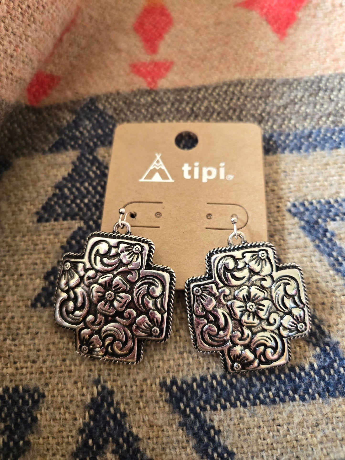 Floral earrings