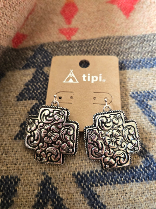 Floral earrings