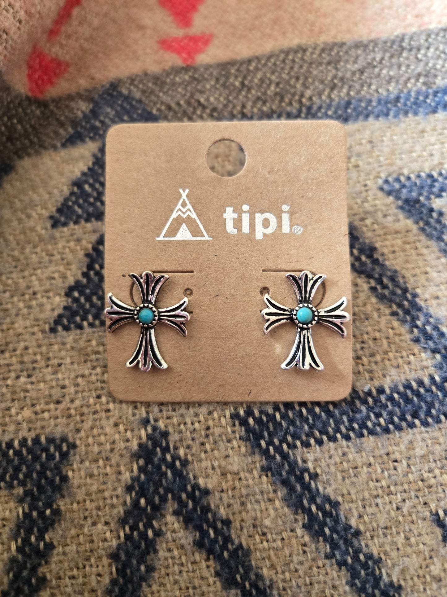 Cross earrings