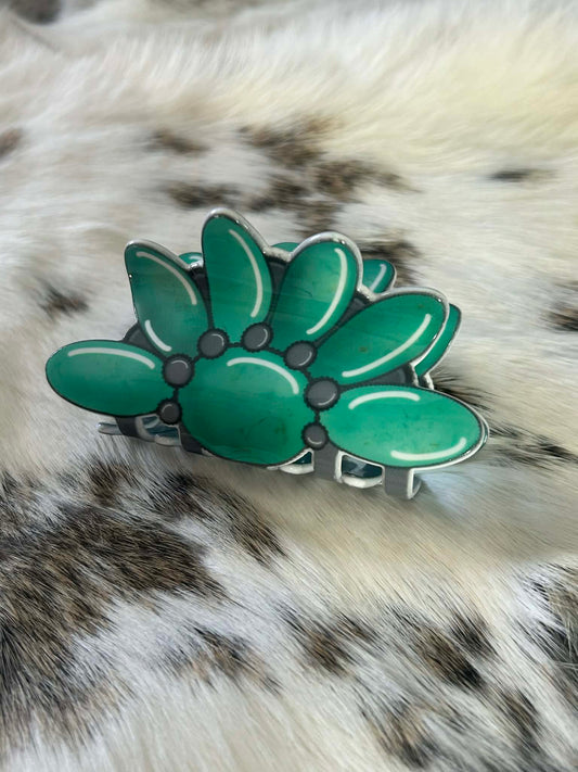 Turquoise clip