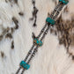 Sterling and turquoise choker