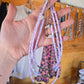 Purple and sterling pearls
