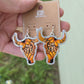Steer earrings