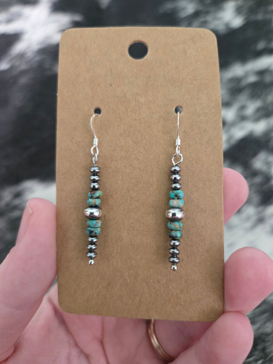 Sterling and turquoise earrings