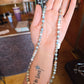 Larimar and sterling pearls