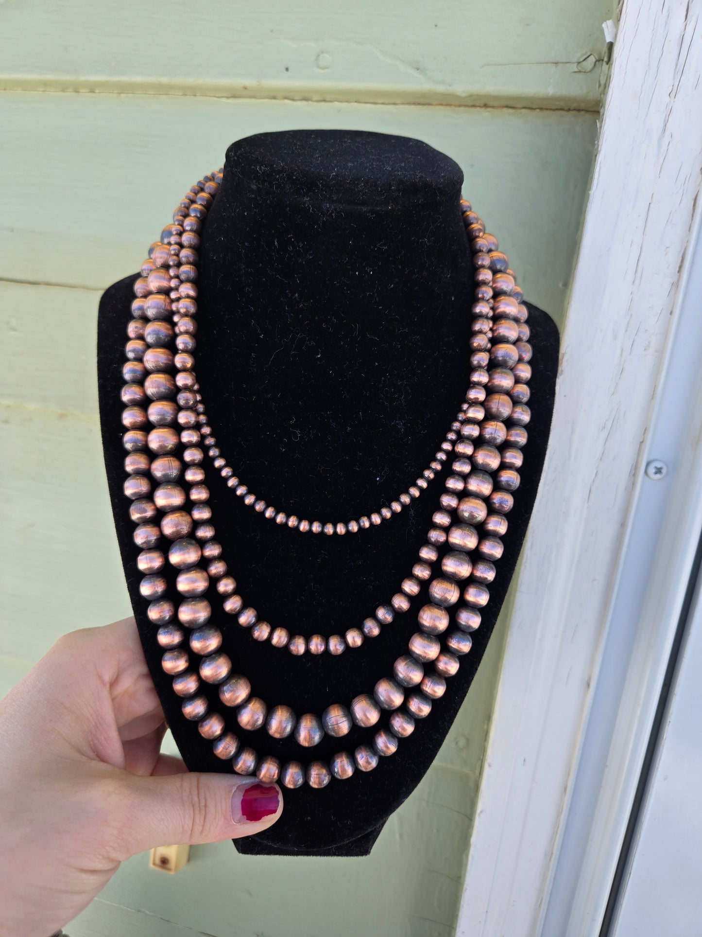 Copper pearls